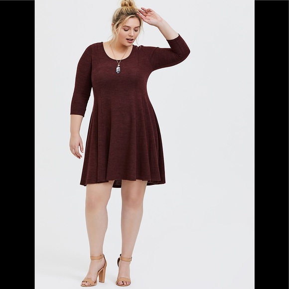 torrid Dresses & Skirts - TORRID Super Soft Plush Fluted Dress